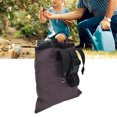 thumbnail image 4 of Foraging Bag, Foraging Pouch Light Weight Foldable Portable Unique Simple Appearance Small Size   Strong Thick  For Camping For Outdoor Brown, 4 of 8