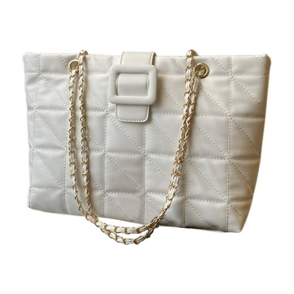 Cinvoph Shoulder Bag Purse for Women Fashion Tote Bag Satchel Handbag, White