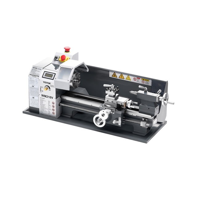 VEVOR Tour en Métal 8 x 16 Po 550W Machine de Tour de Banc 0-2500 Tr/min Vitesse Variable