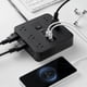 thumbnail image 2 of 16-in-1 Power Strip with Switch & Surge Protection, 16 in 1 Surge Protector, Flat Plug Power Strip Surges Protector, 16 Ac Outlets, 3 USB & 2 Type-C Ports, Time Display for Home,Office (#b-White), 2 of 7