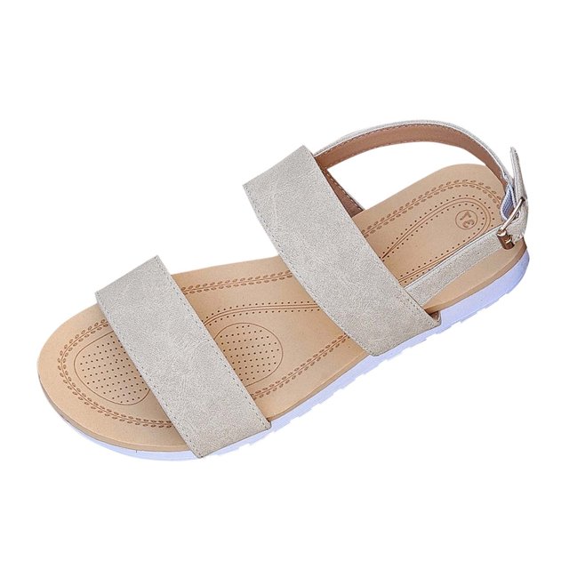 Wedge Sandals for Women, Round Toe Open Toe Design with Adjustable Ankle Strap, Synthetic Suede Upper, Cushioned Footbed, Breathable Perforations, Non-Slip Sole