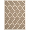 thumbnail image 3 of Safavieh Courtyard Alyssa Geometric Indoor/Outdoor Area Rug, Brown/Bone, 5'3" x 7'7", 3 of 14