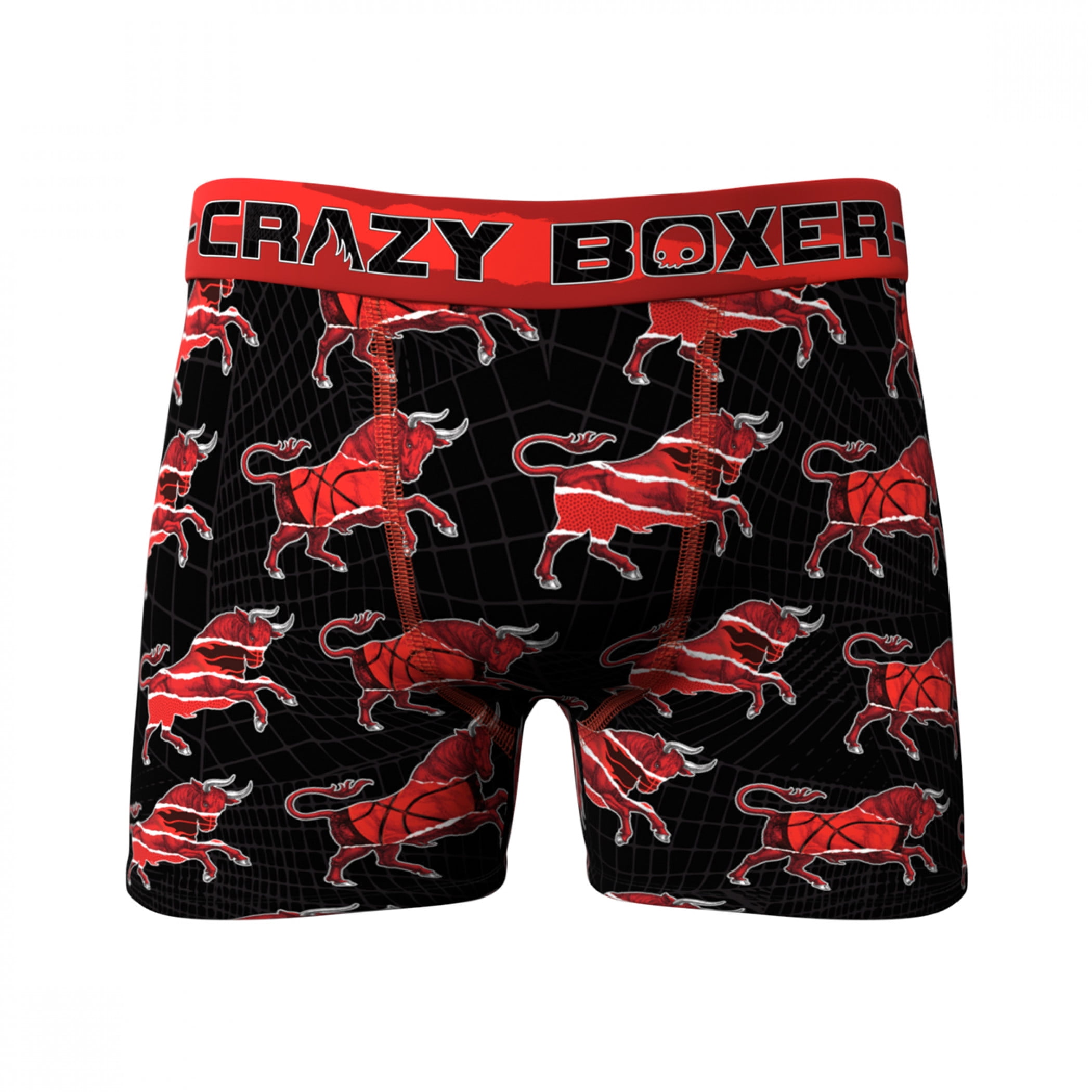 Mens 2-Pack Boxer Briefs Polyester Underwear Trunk Underwear with Tropical Birds Design 