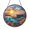 Acrylic 3.5 Inch, variant on Fantasy Sailboat Sunset Stained Glass Window Decor – Handmade Coastal Hanging Art