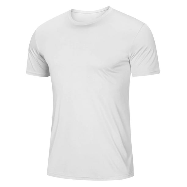 Camisas de Manga Larga de los Hombres Color Sólido Ligero Transpirable Camisas de Senderismo de Secado Rápido para Deportes Al Aire Libre