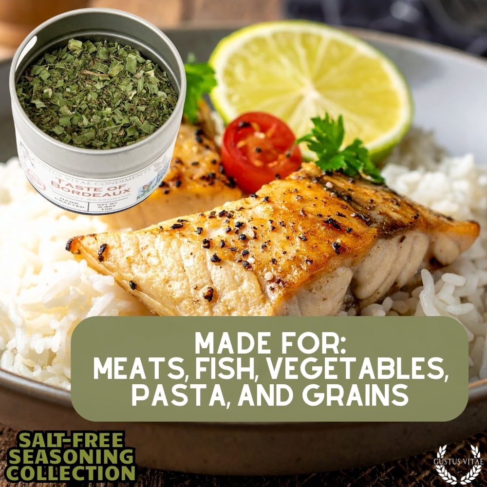 Salt-Free Seasoning Gift Collection - 6 Tins  | Gustus Vitae