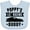Blue, variant on Inktastic Poppy's Lil' Racing Buddy with Car Silhouette Boys or Girls Baby Bib