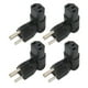 thumbnail image 1 of Convertidor 5-15P A IEC320 C13, 4 Piezas Adaptador De Enchufe De Alimentación De Extensión PDU De 90 Grados Enchufe Estándar De EE. UU. UU. De 3 Clavijas 125 V Para Adaptadores De, 1 of 7