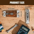 thumbnail image 2 of Stainless Steel Multitool Plier Multi Tool Plier with Anti Slip Handle Lightweight MIni Multitool Wrench for Outdoor Survival Camping, 2 of 10