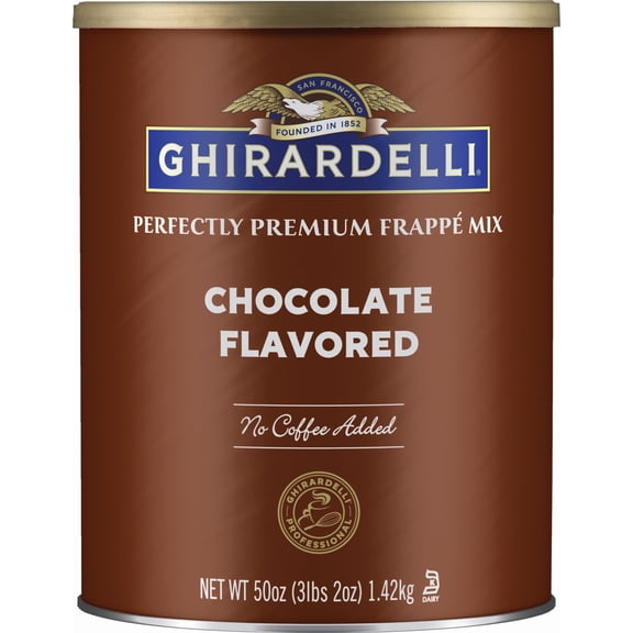 Ghirardelli Chocolate Frappe, Double Chocolate, 50-Ounce Can