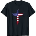 thumbnail image 5 of Zorckvet Shirts for Women Short Sleeve 4th of July Tops American Flag Casual Trendy Tunic Round Neck Ladies Blouses, 5 of 5