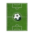 thumbnail image 2 of Hewann Soccer Area Rug Soccer Area Rug - Non-Slip Football Field Carpet Runner for Living Room & Bedroom - Green Painted Lines Playmat for Kids and Sports Enthusiasts, 2 of 9