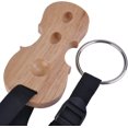 thumbnail image 1 of Soporte de madera maciza para violonchelo, tapón antideslizante, pantalla en forma de violonchelo, soporte de madera Natural de 3 agujeros Rojo Verde Cocina, Decoración y Otros, 1 of 5
