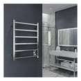 thumbnail image 2 of Charles Series 6-Bar Wall Mounted Electric Bathroom Warmer Rack in Polished Chrome Finish Stainless Steel, 2 of 10