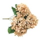 thumbnail image 3 of Ramo de flores artificiales de 5 cabezas, simulación, decoración floral, decoración de la oficina en casa, flor falsa, verde Scienceny HA8204-03B, 3 of 6
