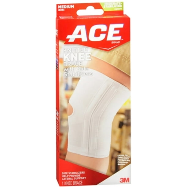 ACE Knee Brace With Side Stabilizers Medium 1 Each (Pack of 2
