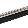 thumbnail image 3 of 12 Post Power Distribution Block Bus Bar Set 2xM6 Post 12xM4 Screw Battery Terminal Box for Cars RVs Ships Yachts Black, 3 of 5