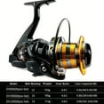 thumbnail image 5 of BIQIANWO High-Power Spinning Fishing Reel 9000/10000/12000 Series - Long Cast, 44-66lb Drag, CNC Metal Handle, Aluminum Alloy Body, Black, 5 of 8