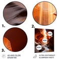 thumbnail image 3 of Designart "Canyon Antelope Euphony II" Canyon Metal Wall Art, 3 of 5