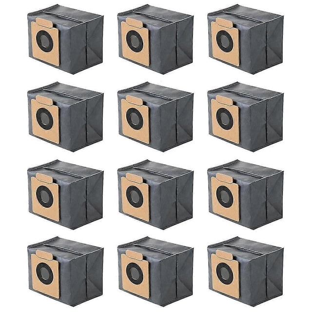 12 Pack Replacement Dust Bags for X8 Pro Robot Vacuum Self-Empty Station Accessory