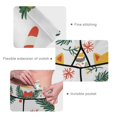thumbnail image 5 of Ckdifva Christmas Cats Leaves Gifts Yoga Pants with Pockets for Women Workout Athletic Yoga Leggings, 5 of 7
