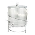 thumbnail image 3 of Dispensador de Bebidas Frías, PE Multipósito de Gran Capacidad Anti -goteeo Fácil de Limpiar La Bebida de Té de Fruta Transparente Dispensador de Fuga Con Espiga para Bodas, 3 of 7