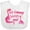 AA-White, variant on Inktastic My Gammy Loves Me Girls Gift Girls Baby Bib