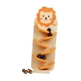 thumbnail image 5 of Kokiya Wooden Car Ramp Toy Zig Car Slide for Kindergarten 1 Year Old Boys Girls Lion pattern, 5 of 9