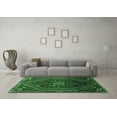 thumbnail image 3 of Ahgly Company Indoor Square Persian Emerald Green Traditional Area Rugs, 7' Square, 3 of 4