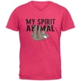 thumbnail image 1 of Sloth My Spirit Animal Mens V-Neck T Shirt, 1 of 1