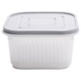 thumbnail image 1 of pequeña caja de almacenamiento Contenedor de caja de almacenamiento de alimentos frescos Mantenga de productos frescos Escurridor de material de grado alimenticio Magideal pequeña caja de almacenamiento, 1 of 7