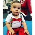 thumbnail image 3 of Noah's Boytique Baby Boys Ugly Sweater Party Christmas Suspenders Outfit 18-24 Months, 3 of 3