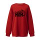 thumbnail image 2 of Gibobby Sudadera oversize mujer Mujer Manga Larga Ligero Sudadera Tops(Rojo,XL), 2 of 3
