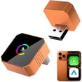 thumbnail image 1 of Mini Adaptador Inalámbrico CarPlay Mejorado a Inalámbrico para CarPlay & Android Auto Enchufar y Jugar Rápido Auto-reconexión Control Estable Cero Retraso Juego de Auto para iPhone iOS 10+ Android 11, 1 of 8