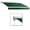 Forest Green, variant on 8 ft. Destin with Hood Manual Retractable Awning, Gray - 78 in.