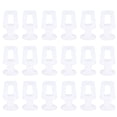 thumbnail image 1 of CIMAXIC 100 Pcs Rouleaux de Tringle en Plastique Rail de Rideau Roues pour Fenêtre Porte Rideaux de Douche (Blanc),0,79"X0,39"X0,39 Pouces, 1 of 4