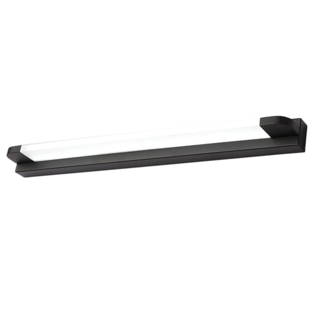 Lámpara de pared con espejo de baño LED, mueble de salón, inodoro Negro Blanco cálido