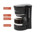 thumbnail image 3 of Cafetera de goteo Elite Gourmet 750 ml Color negro, 3 of 4