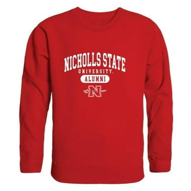 W Republic 560-138-RED-01 Men Nicholls State Colonels Alumni Fleece, Red - Small