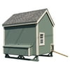 Little Cottage Unpainted Colonial Gable Chicken Coop - Large