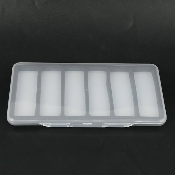 Boîte De Rangement Pour Mouches De Pêche, étui à Appâts Portable Bon Marché, Avec Accessoire En Mousse Pour La Pêche Pour Le Stockage Des Leurres 6 Grilles