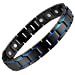 thumbnail image 3 of Bracelets Magnétiques pour Hommes Arthrite Acier Inoxydable Bracelet Noir 8.5 Pouces Réglable, 3 of 15