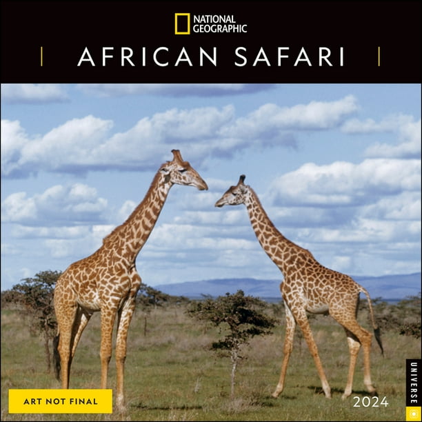 National Geographic African Safari 2024 Wall Calendar (Calendar