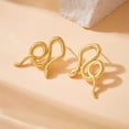 thumbnail image 2 of SPEKSEE Dainty Snake Earrings Studs for Women - 18K Gold Plated Boho Small Tiny Minimalist Stud Earrings, 2 of 5