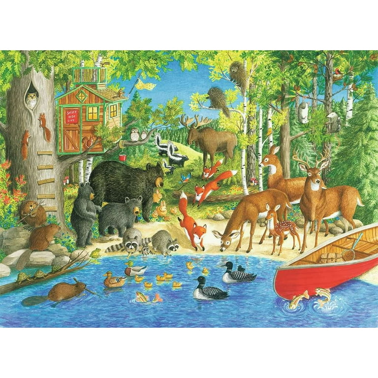 Woodland Friends Puzzle - 200 piece Woodland Friends Puzzle - 200 piece