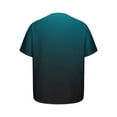 thumbnail image 5 of S-5X Big & Tall T-Shirts for Men Plus Size Short Sleeve V Neck Tshirts Mens Casual Pullover Gradient Printed Loungewear Beach Tees Tops, 5 of 5