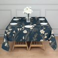 thumbnail image 5 of 52x52 Inch Waterproof Square Tablecloth, Thickened Polyester Table Cover for Dining & Parties, Floral Print, 5 of 6