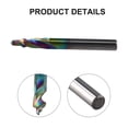 thumbnail image 3 of Tungsten Steel Step Drill Bit Two-Stage Counterbore Chamfer For M3-12M Screws High Hardness Wear Resistant Cnc Machining Center Tool Colored 5.5-10.0, 3 of 9