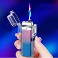 thumbnail image 3 of LACKUST Flameless Plasma Lighter,Waterproof Electric Lighters Dual Arc USB Rechargeable Lighters for Camping Hiking Gifts for Women,B, 3 of 5
