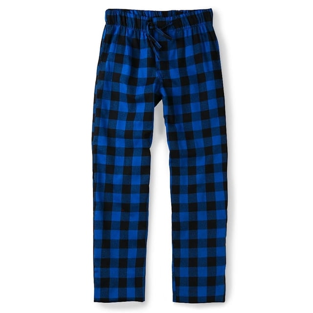 Pantalón de pijama de algodón tejido para hombre, ropa de dormir suave a cuadros